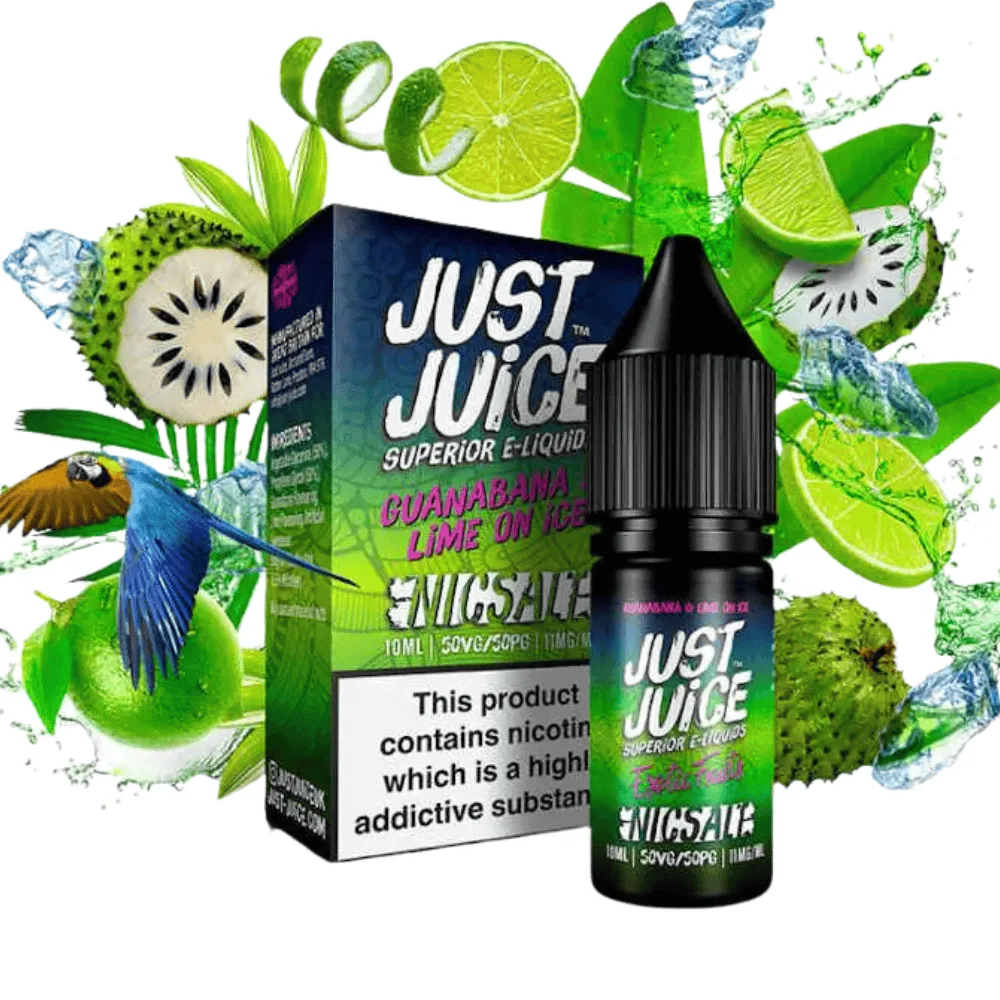 [SAL-203-4204-20MG] Just Juice Salts Guanabana & Lime on Ice 10ml (20MG)