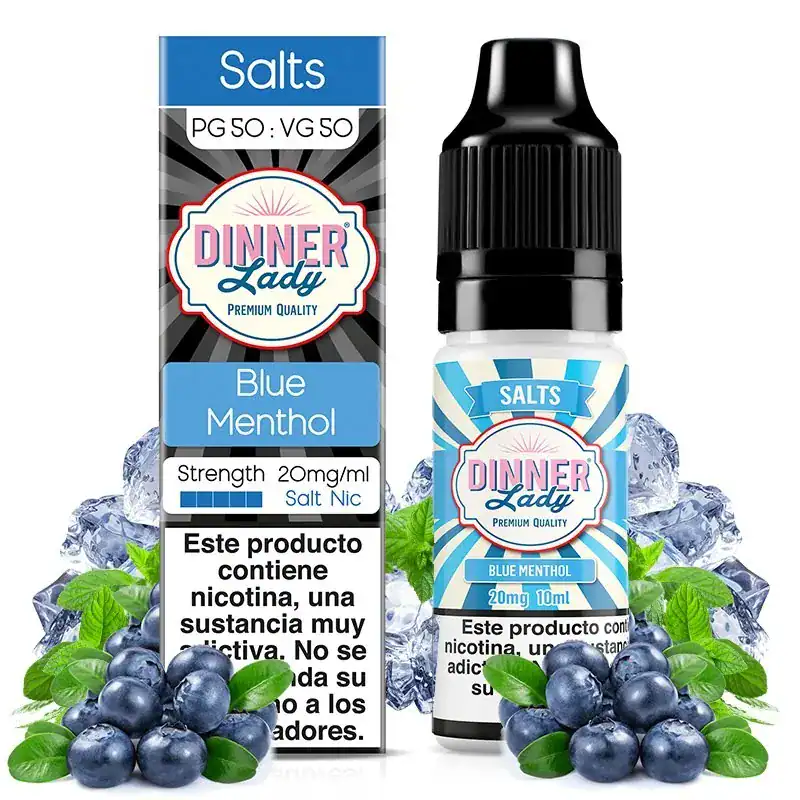 Dinner Lady SaltBlue Menthol 10ml (10MG)