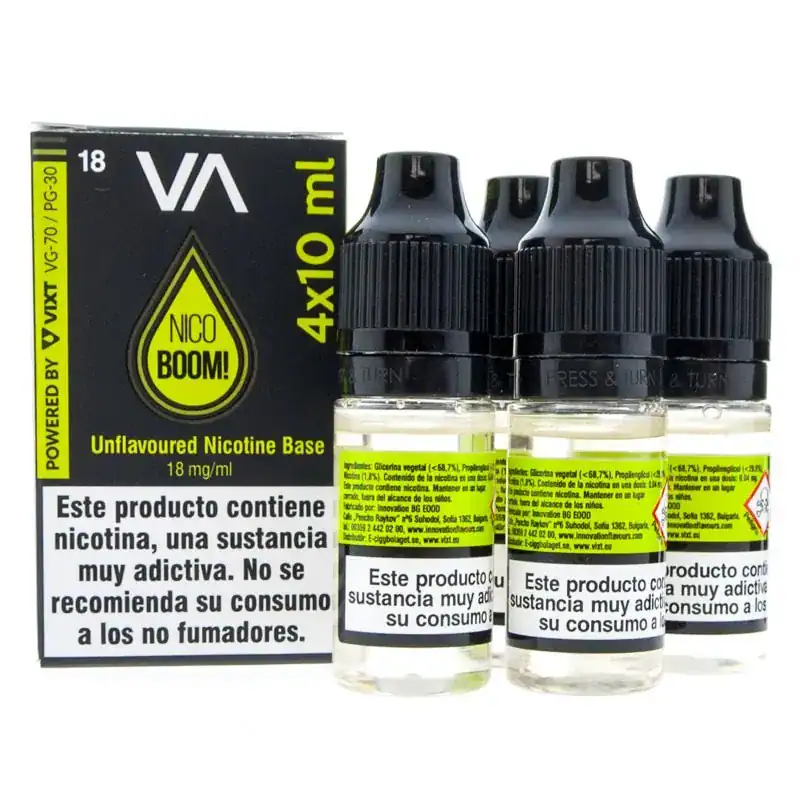 [NIC-336-3974] NicoBoom! Innovation Flavours Nicokit 18mg 70VG/30PG Pack 4x10ml