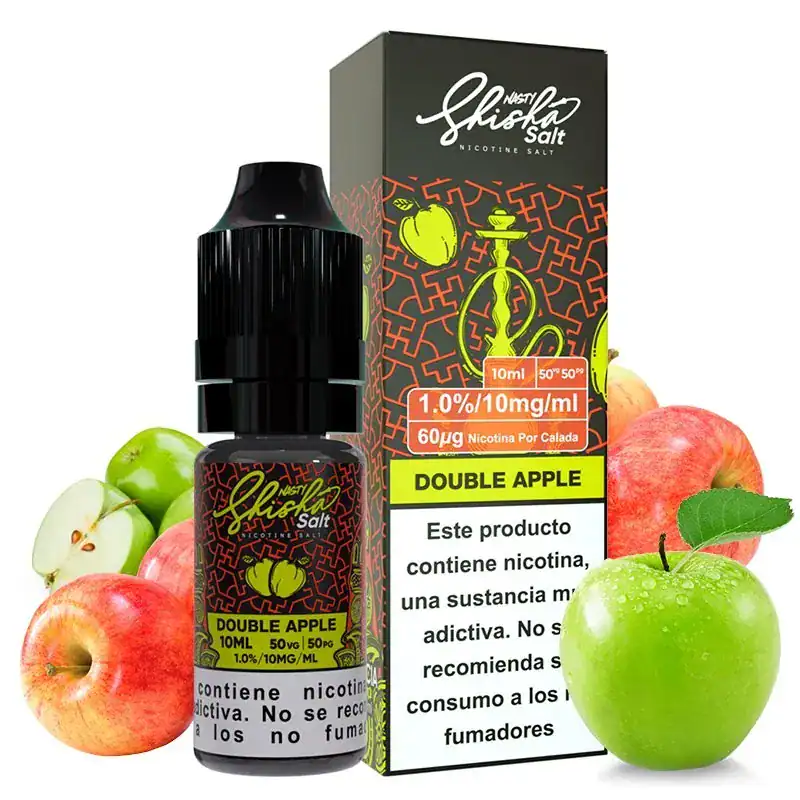 [SAL-29-5547-10MG] Nasty Juice Shisha Salt Double Apple 10ml (10MG)