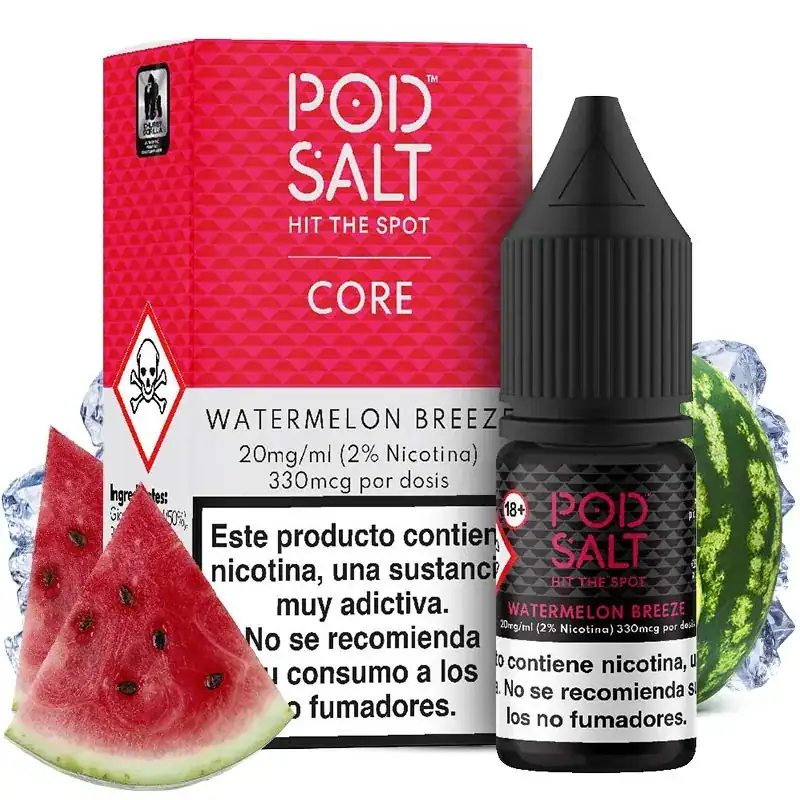 [SAL-308-5779-20MG] Pod Salt Watermelon Breeze 10ml (20MG)
