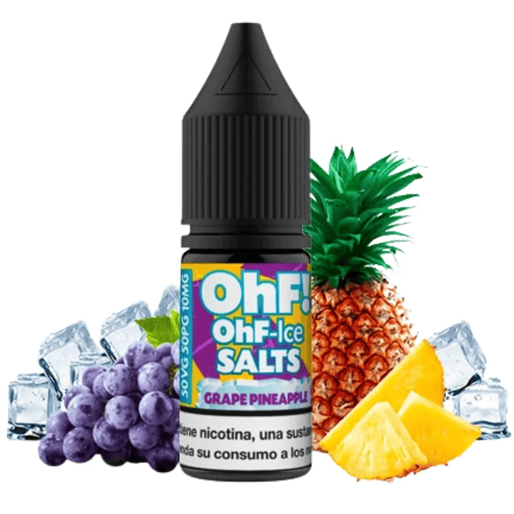 [SAL-375-6238-10MG] OHF Salts Grape Pineapple Ice 10ml (10MG)