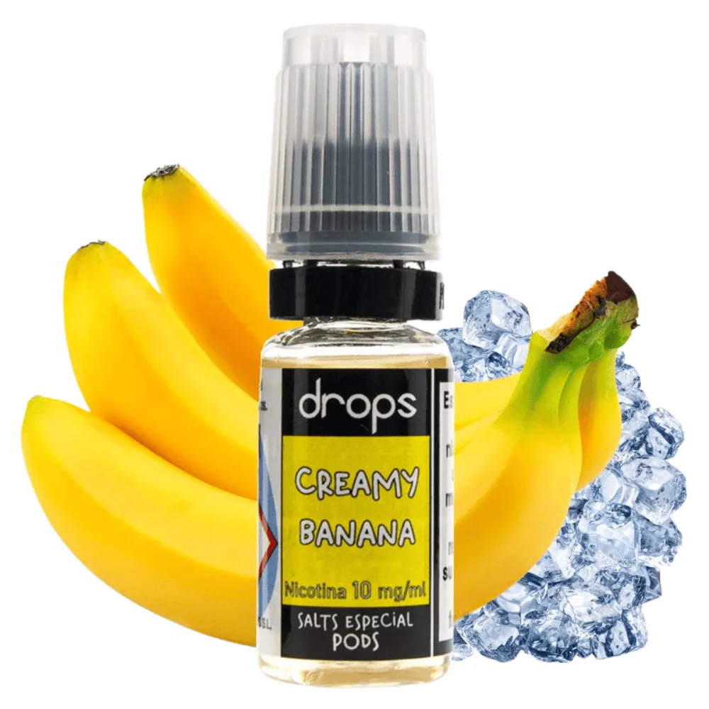 [SAL-35-7048-10MG] Drops Salt Creamy Banana 10ml (10MG)