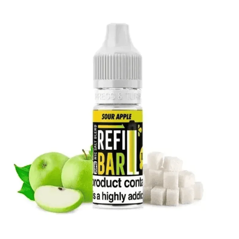 [SAL-459-7238-10MG] Refill Bar Sour Apple 10ml (10MG)