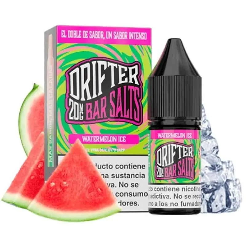 [SAL-462-7546-10MG] Drifter Bar Salts Watermelon Ice 10ml (10MG)