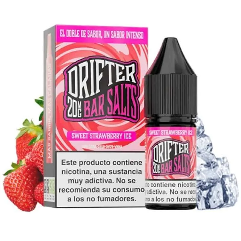 [SAL-462-7547-10MG] Drifter Bar Salts Sweet Strawberry Ice 10ml (10MG)