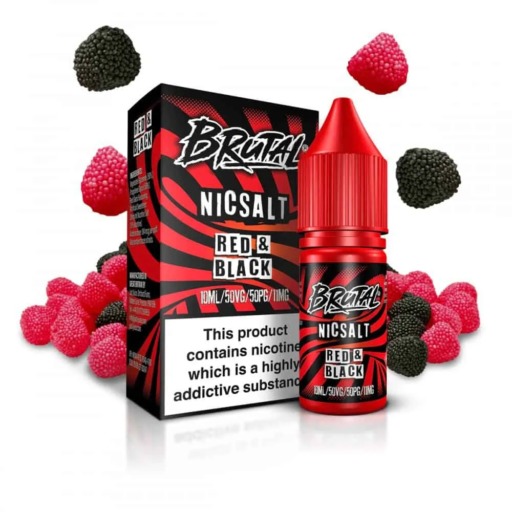 [SAL-203-7609-20MG] Just Juice Sales Brutal Red & Black 10ml (20MG)