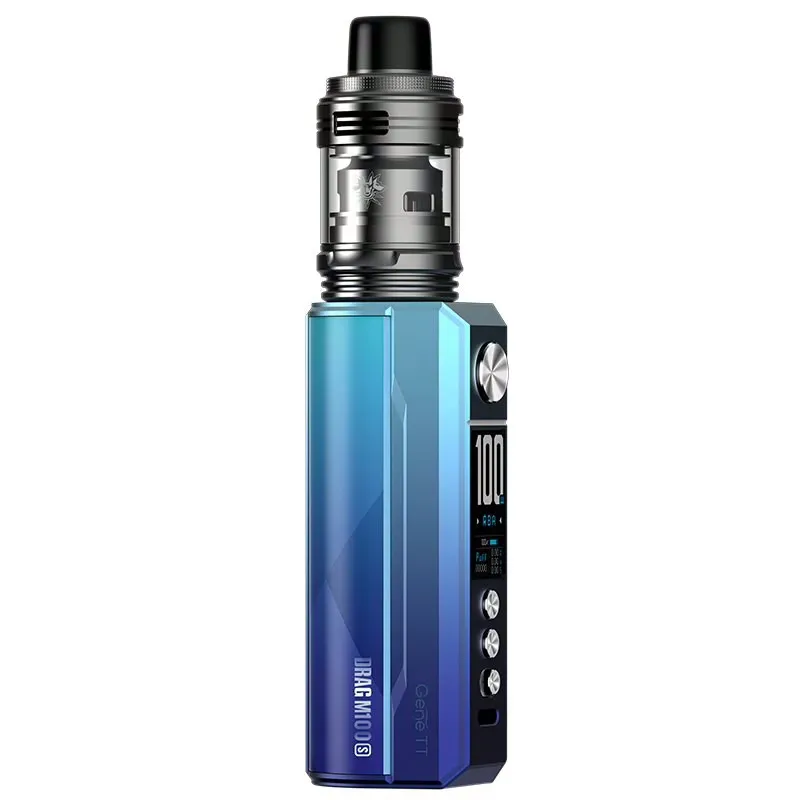 [KIT-4-7621-CYAN.BLUE] Voopoo Drag M100S Kit (SILVER BLACK)