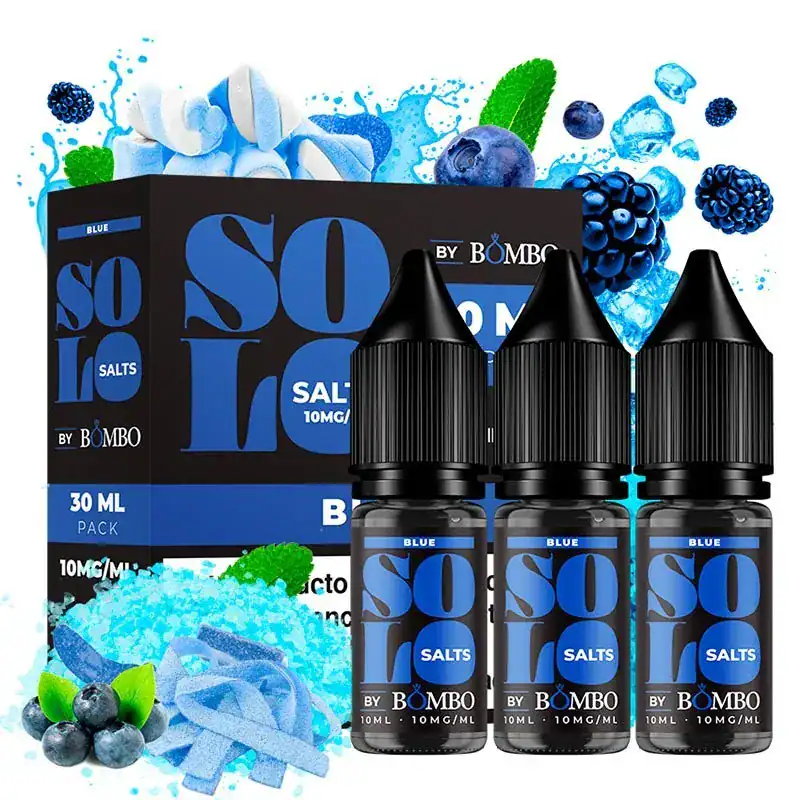 [SAL-37-7648-10MG] Bombo Solo Salts Blue 3x10ml (10MG)