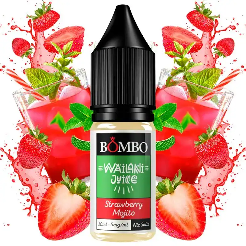 [SAL-37-7650-10MG] Bombo Salts Strawberry Mojito 10ml (10MG)
