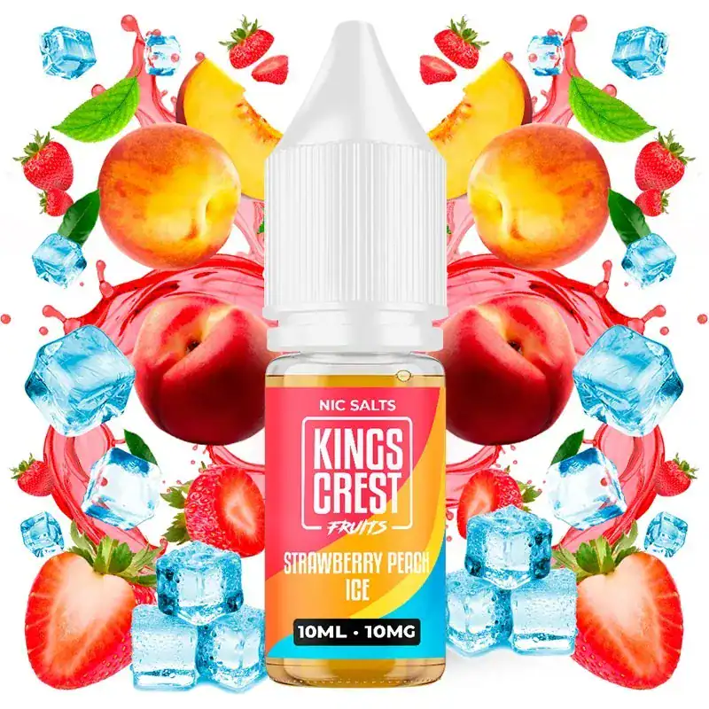 [SAL-41-7777-10MG] Kings Crest Salts Strawberry Peach Ice 10ml (10MG)