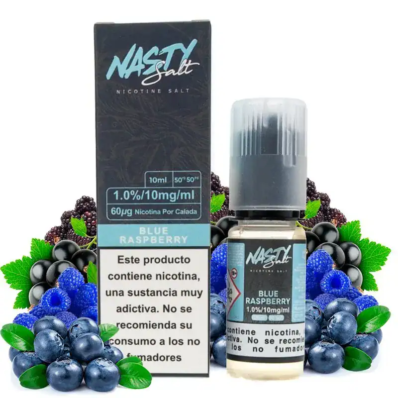 [SAL-29-8037-10MG] Nasty Juice Salt Blue Raspberry 10ml (10MG)