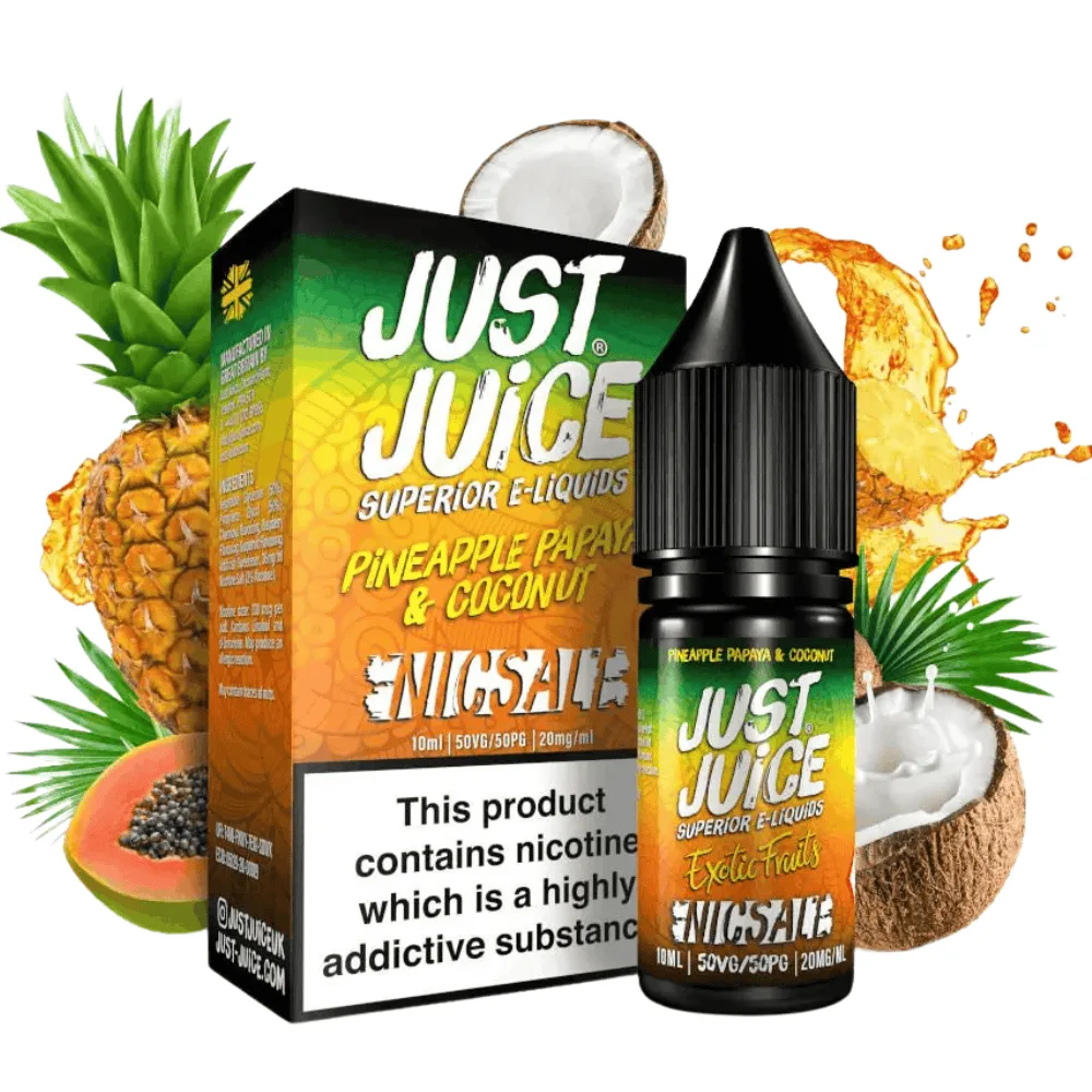 [SAL-203-8102-20MG] Just Juice Sales Papaya, Pineapple & Coconut 10ml (20MG)