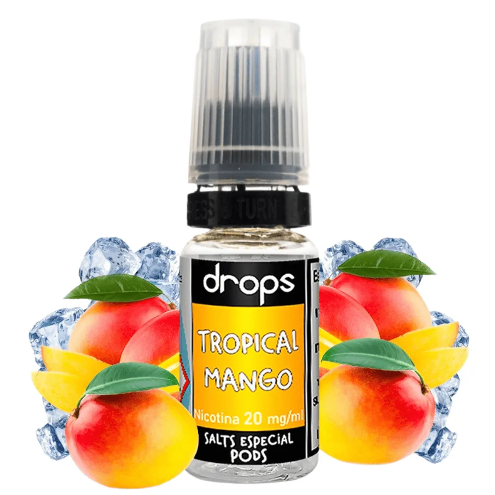 [SAL-35-8287-10MG] Drops Salts Tropical Mango 10ml (10MG)