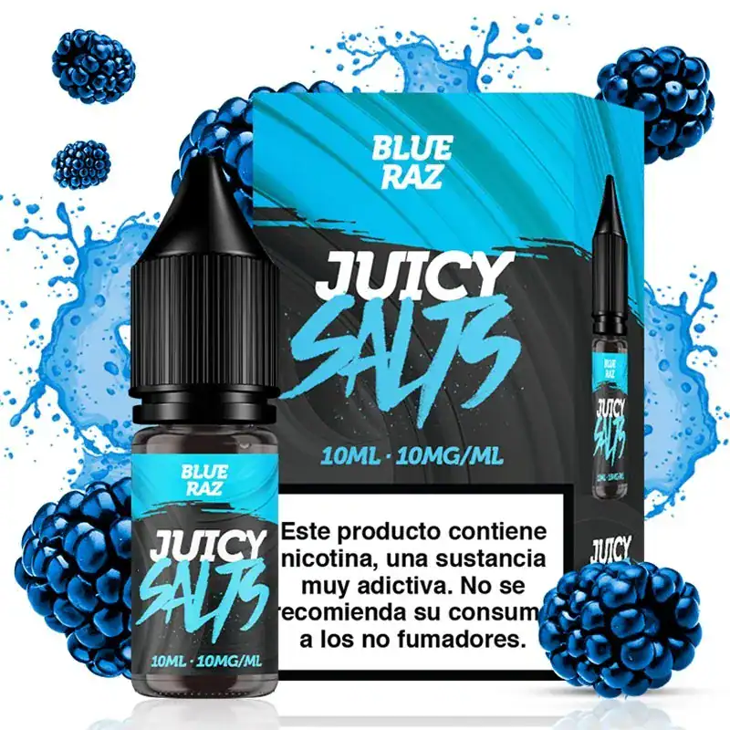 [SAL-468-8398-10MG] Juicy Salts Blue Raz 10ml (10MG)