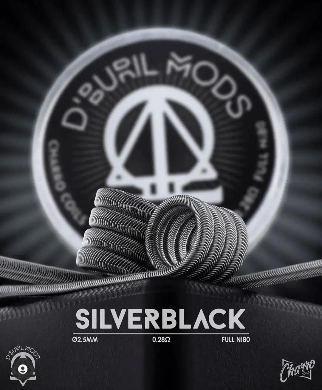 [R.A-342-4752] D’Buril & Charro Coils Silverblack