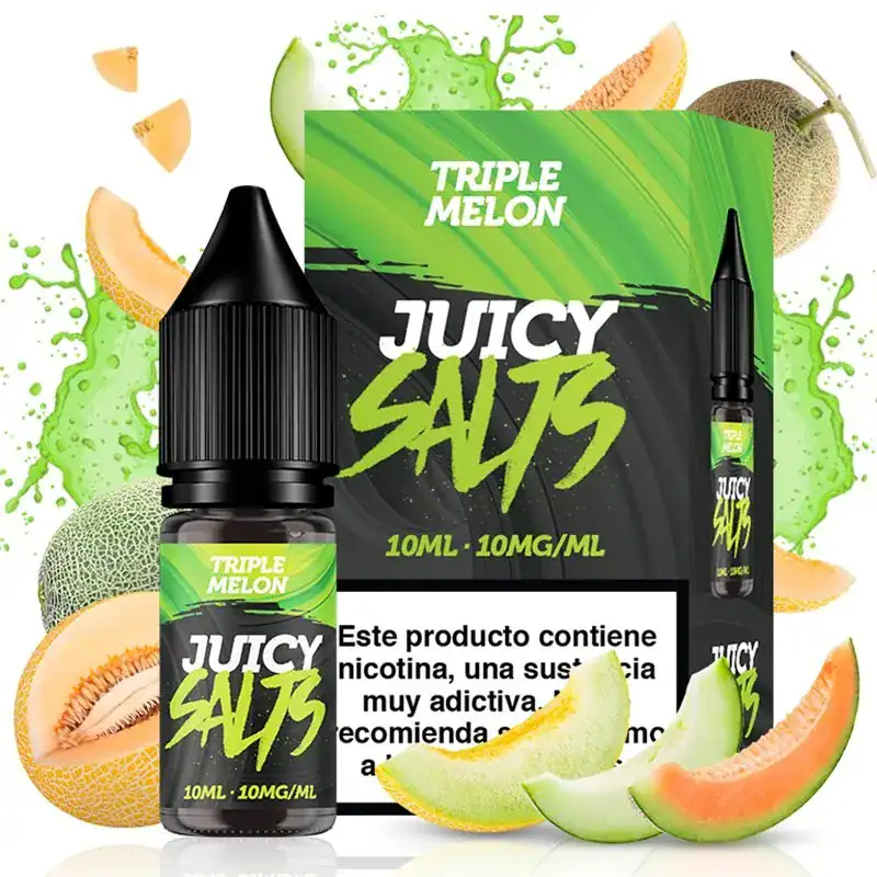 [SAL-468-8399-10MG] Juicy Salts Triple Melon 10ml (10MG)