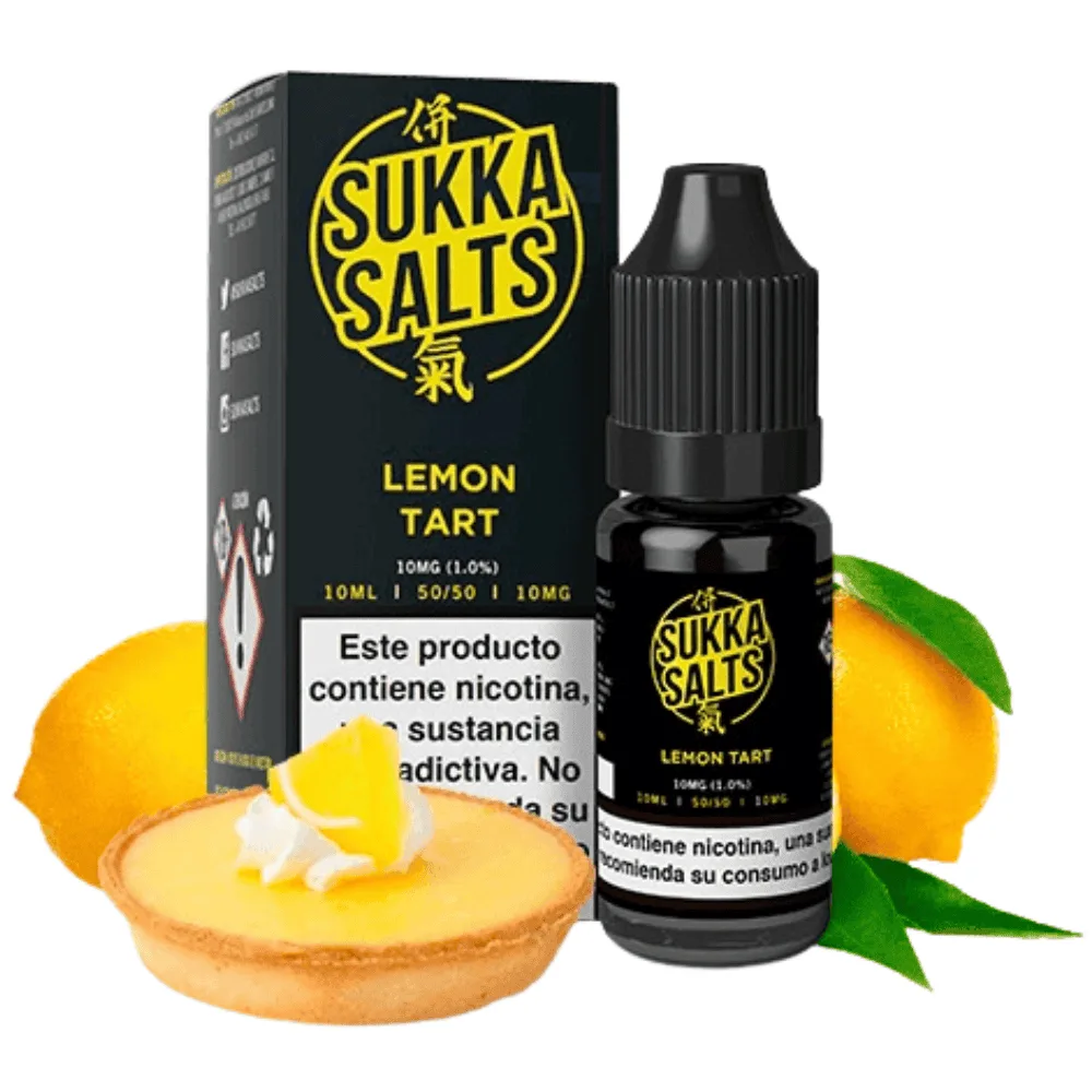 [SAL-260-8455-10MG] Sukka Black Salts Lemon Tart 10ml (10MG)