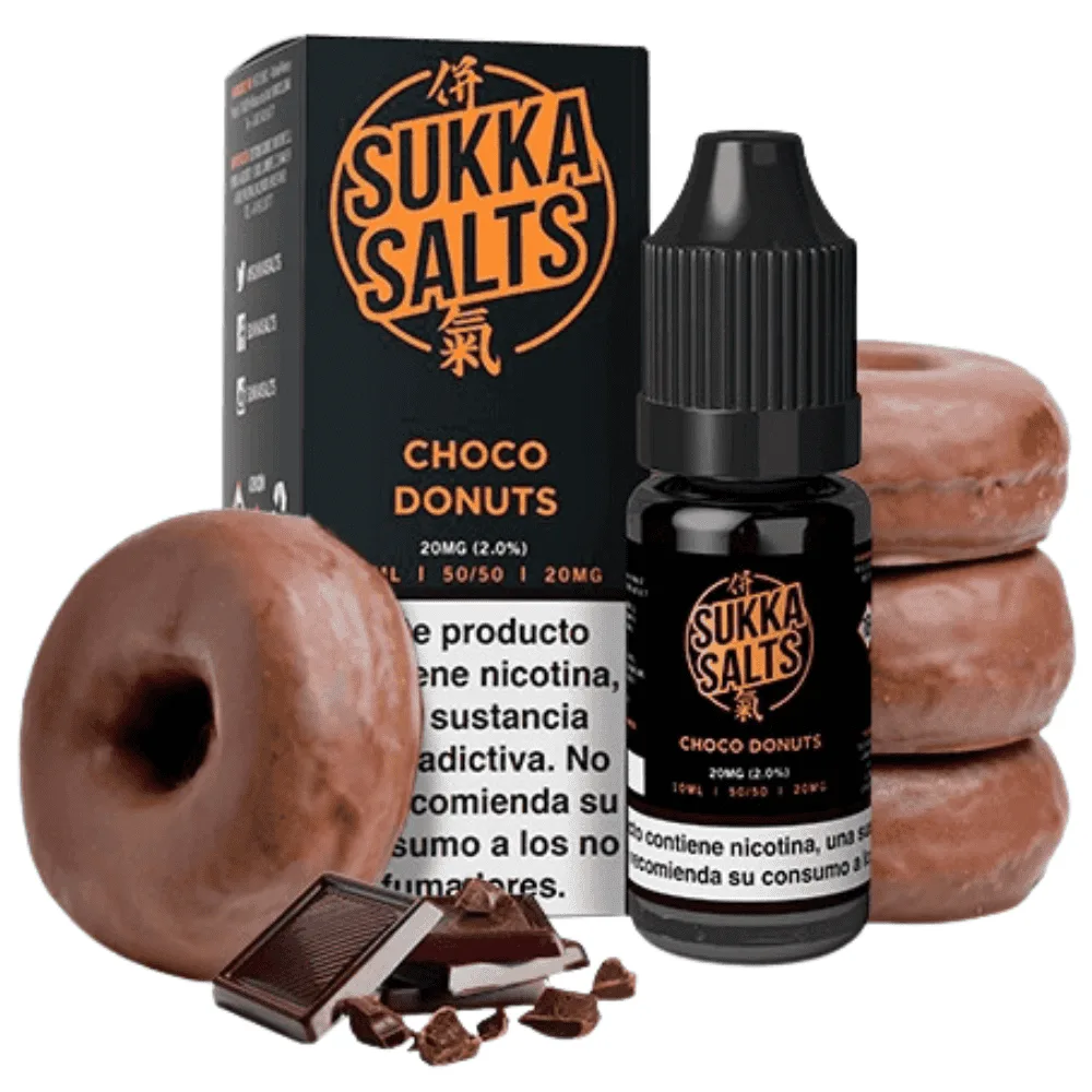 [SAL-260-8457-10MG] Sukka Black Salts Choco Donuts 10ml (10MG)