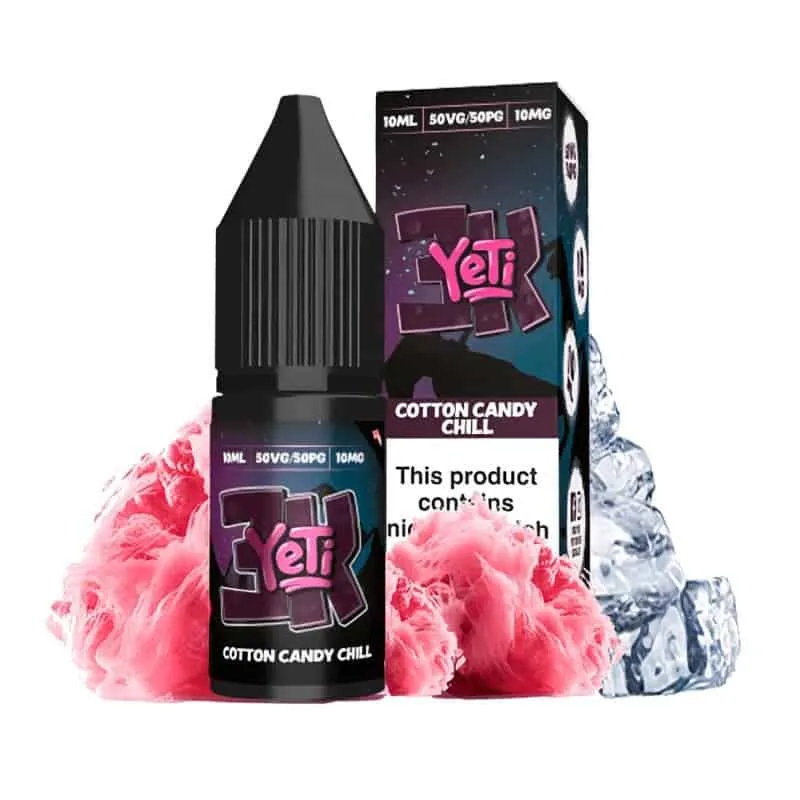 [SAL-325-8566-10MG] Yeti 3K Salts Cotton Candy Chill 10ml (10MG)