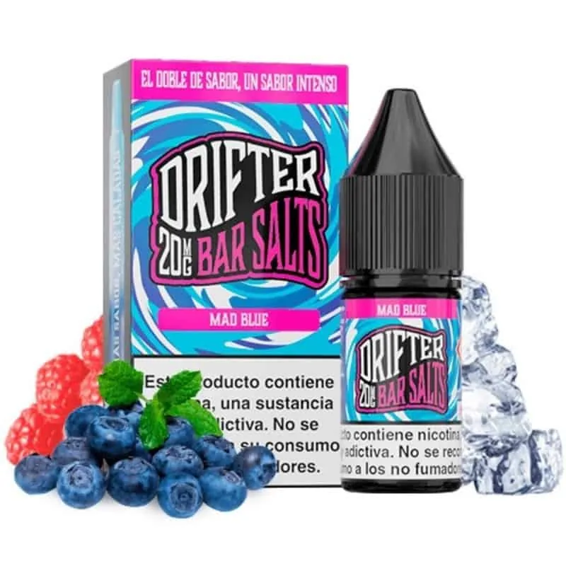 [SAL-462-8572-10MG] Drifter Bar Salts Mad Blue 10ml (10MG)