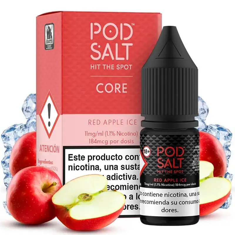 [SAL-308-8578-20MG] Pod Salt Core Red Apple Ice 10ml (20MG)