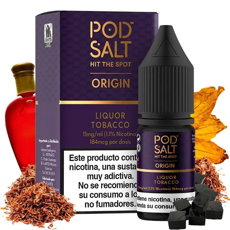 [SAL-308-8581-20MG] Pod Salt Origin Liquor Tobacco 10ml (20MG)