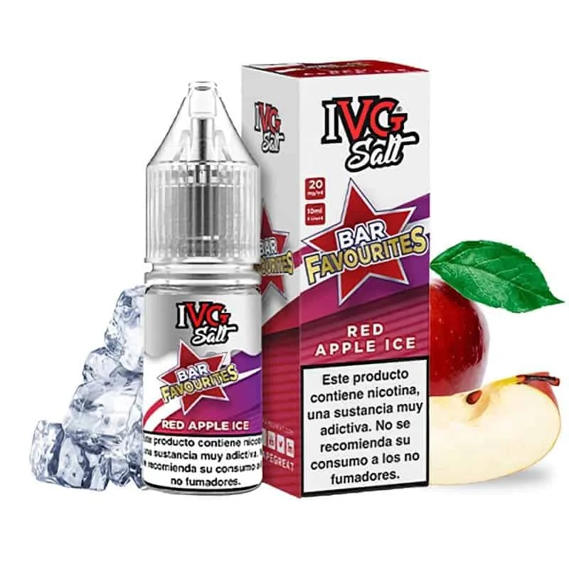 [SAL-55-8630-10MG] IVG Salts Red Apple Ice 10ml (10MG)
