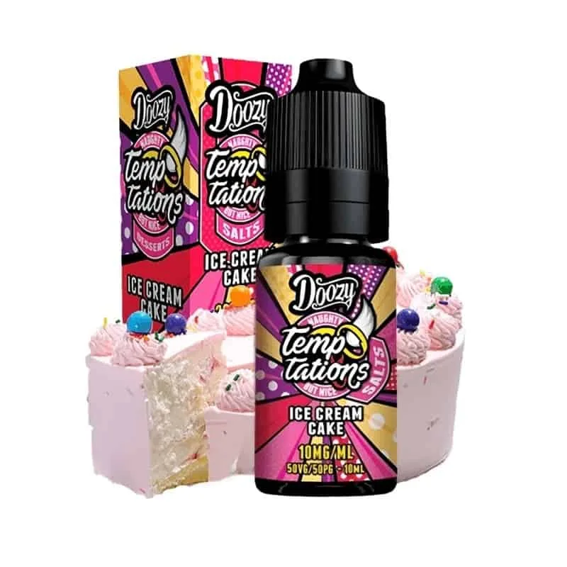 [SAL-77-8656-10MG] Doozy Temptations Salts Ice Cream Cake 10ml (10MG)