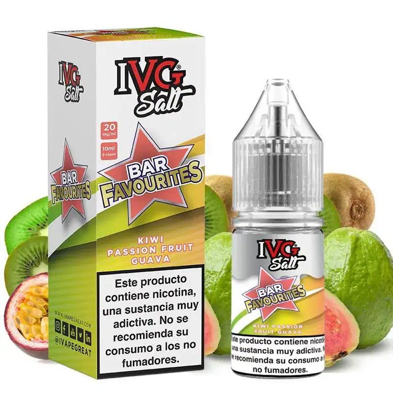 [SAL-55-8892-10MG] IVG Salt Kiwi Passionfruit Guava 10ml (10MG)