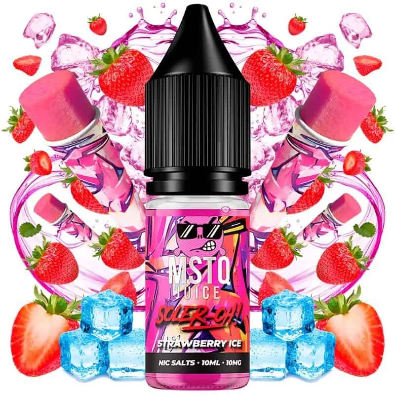 [SAL-485-9115-10MG] MSTQ Juice Salts Soler-Oh Strawberry Ice 10ml (10MG)
