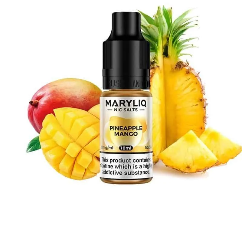 [SAL-486-9153-10MG] Maryliq Nic Salts Pineapple Mango 10ml (10MG)