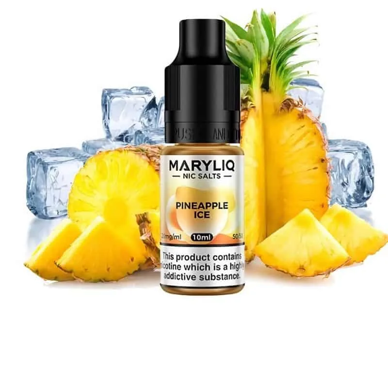 [SAL-486-9154-10mg] Maryliq Nic Salts Pineapple Ice 10ml (10MG)