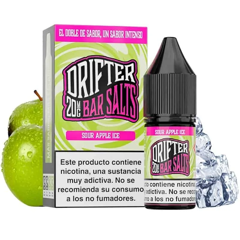 [SAL-462-9226-10MG] Drifter Bar Salts Sour Apple Ice 10ml (10MG)