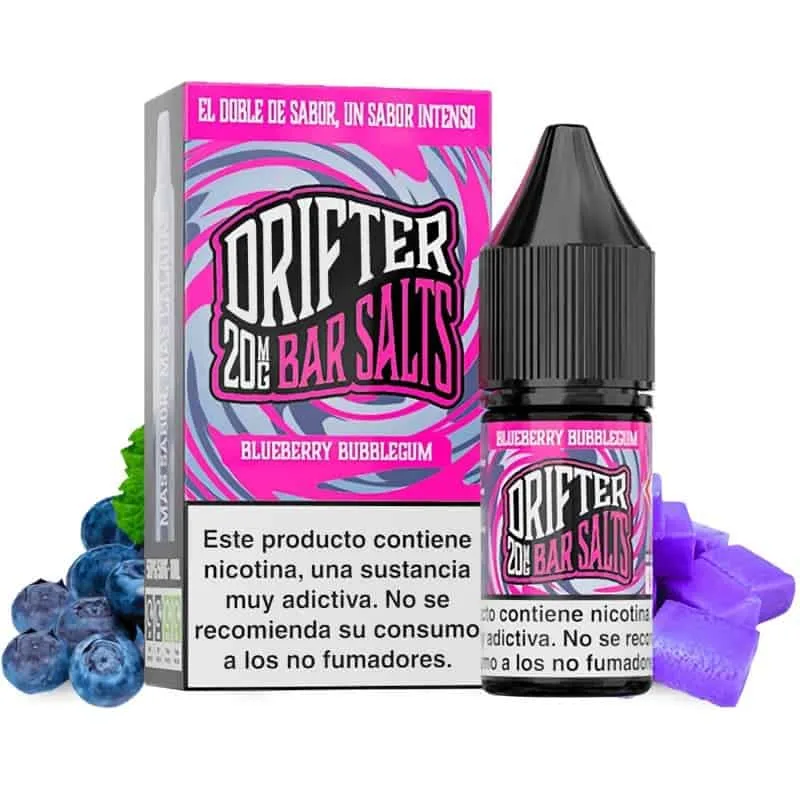 [SAL-462-9228-10MG] Drifter Bar Salts Blueberry Bubblegum 10ml (10MG)