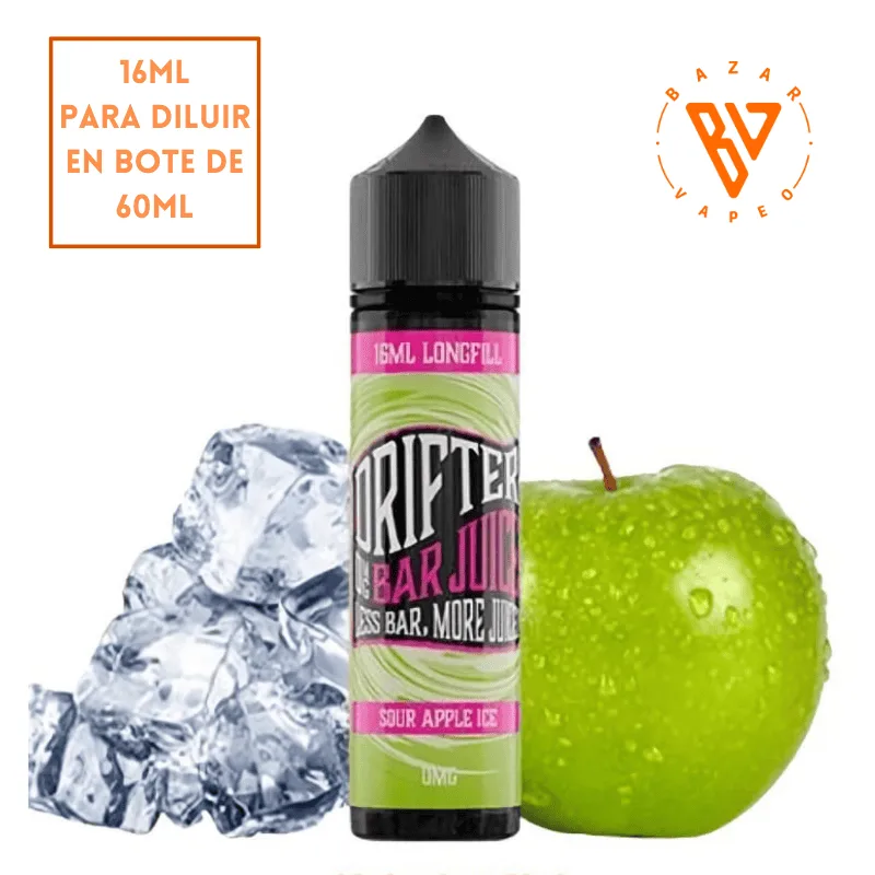 [A-462-9229-16ML] Aroma Drifter Bar Sour Apple Ice Longfill (16ml)