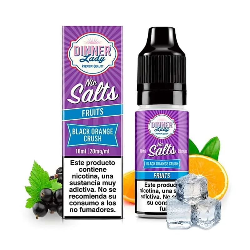 [SAL-38-9342-10MG] Dinner Lady Salts Black Orange Crush 10ml (10MG)