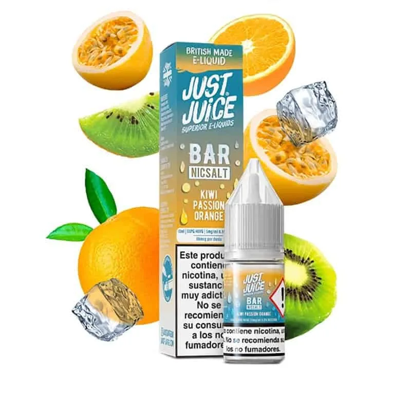 [SAL-203-9354-10MG] Just Juice Bar Salts Kiwi Passion Orange 10ml (10MG)