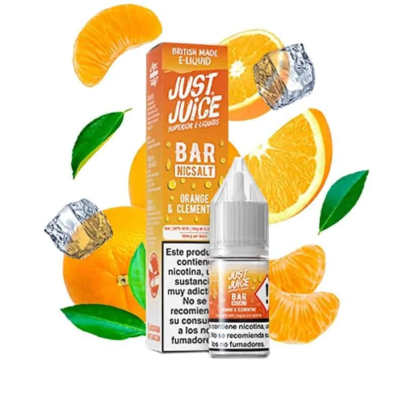 [SAL-203-9357-10MG] Just Juice Bar Salts Clementine Orange 10ml (10MG)