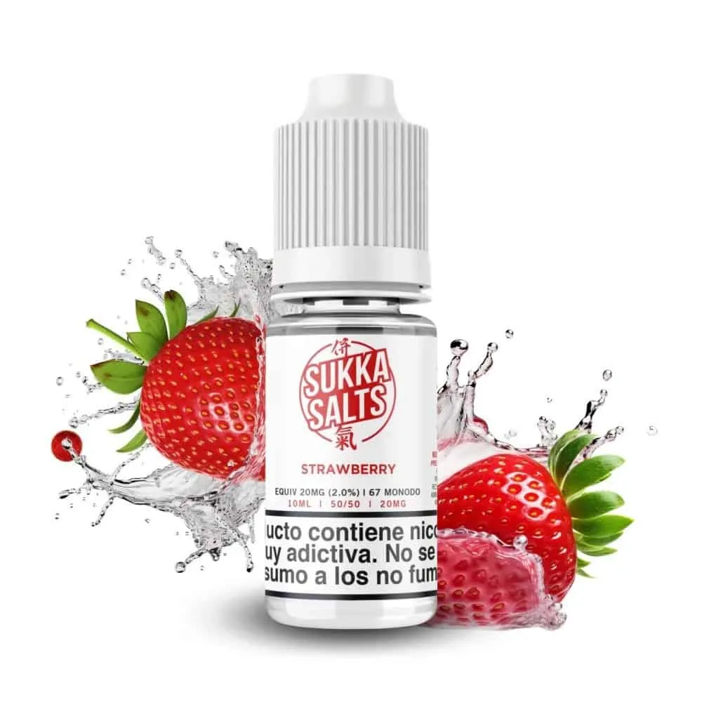 [SAL-260-9481-10MG] Sukka Salts Strawberry 10ml (10MG)