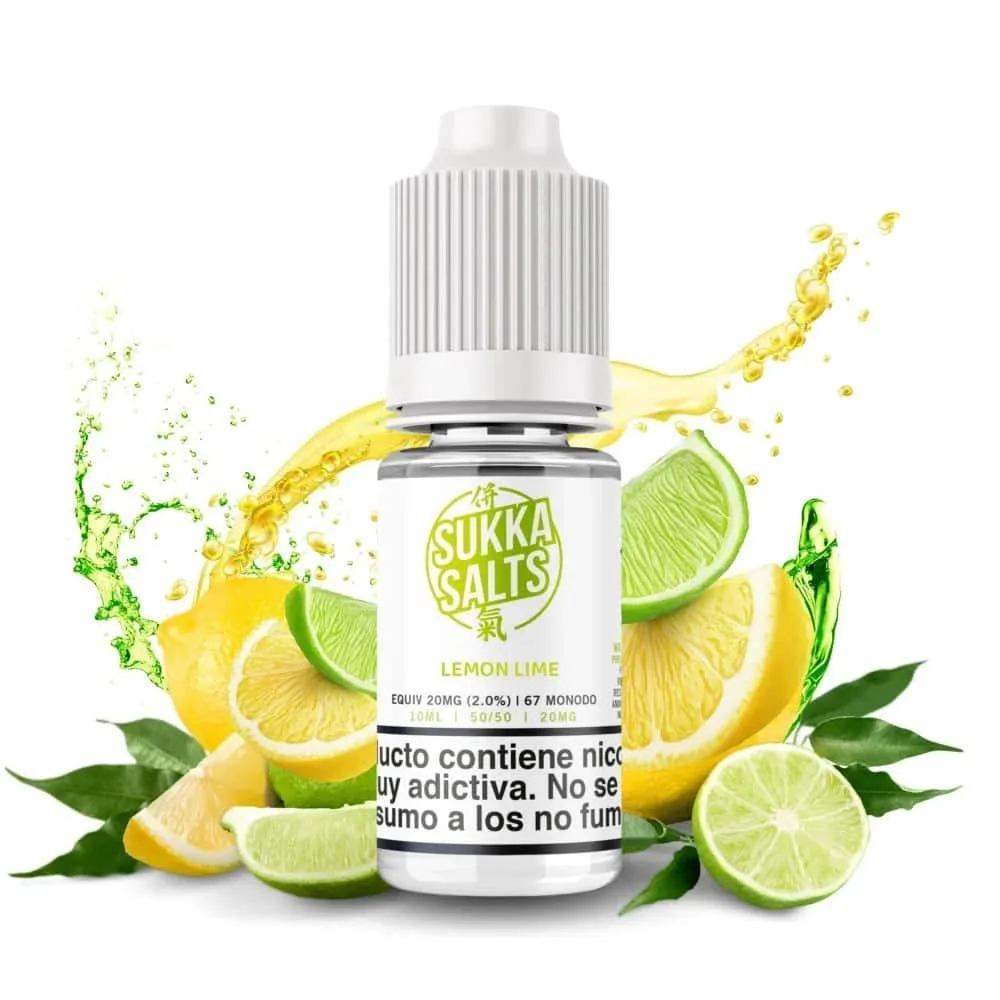 [SAL-260-9487-10MG] Sukka Salts Lemon Lime 10ml (10MG)