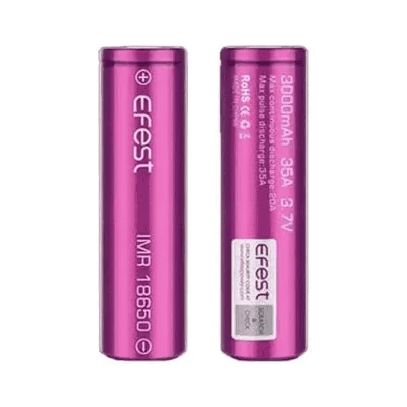 [BAT-279-5237] Efest Bateria IMR 18650 3000mAh 35A (2pcs)