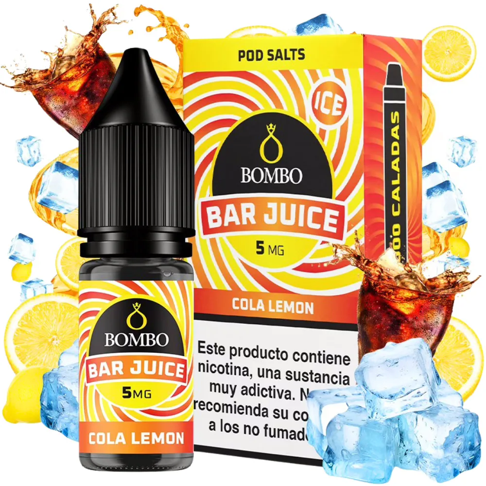 [SAL-37-9546-10MG] Bombo Salts Bar Juice Cola Lemon Ice 10ml (10MG)