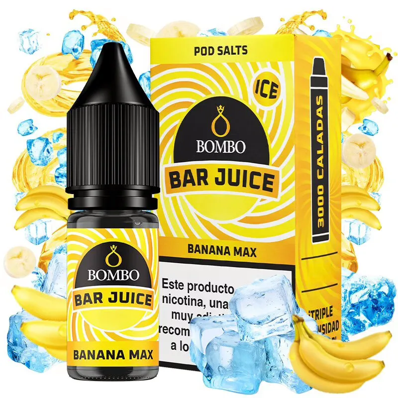 [SAL-37-9621-10MG] Bombo Salts Bar Juice Banana Max Ice 10ml (10MG)