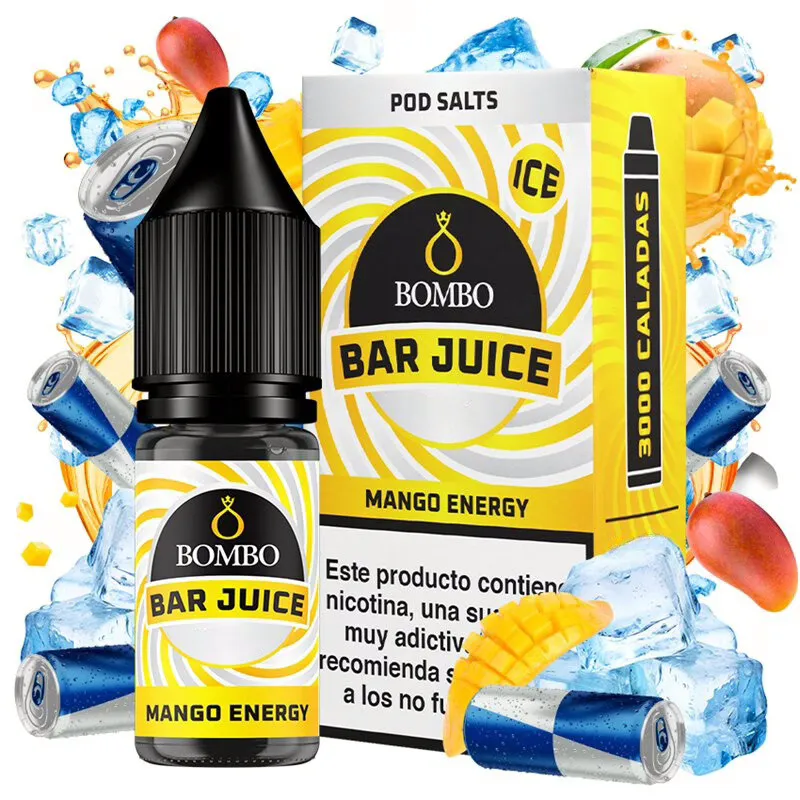 [SAL-37-9625-10MG] Bombo Salts Bar Juice Mango Energy Ice 10ml (10MG)