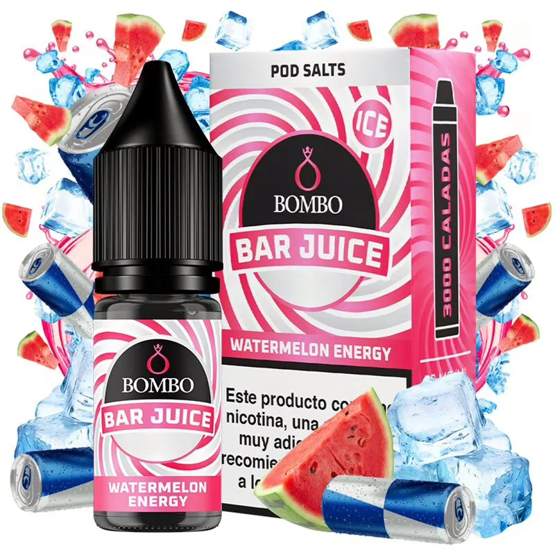 [SAL-37-9626-10MG] Bombo Salts Bar Juice Watermelon Energy Ice 10ml (10MG)