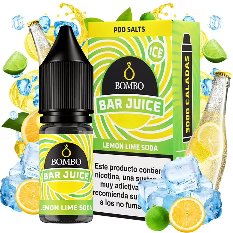 [SAL-37-9628-10MG] Bombo Salts Bar Juice Lemon Lime Soda Ice 10ml (10MG)
