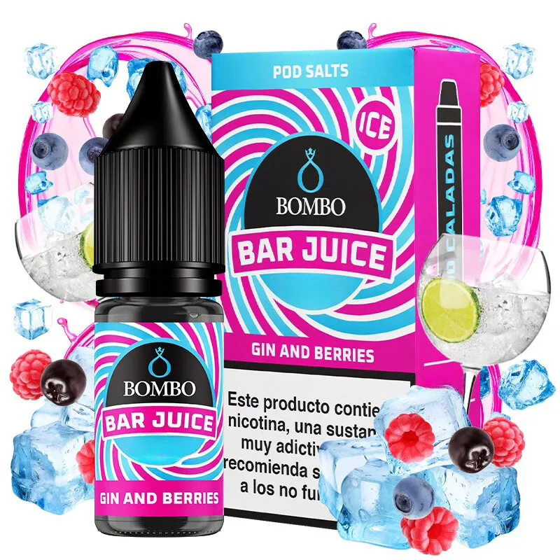 [SAL-37-9630-10MG] Bombo Salts Bar Juice Gin And Berries Ice 10ml (10MG)