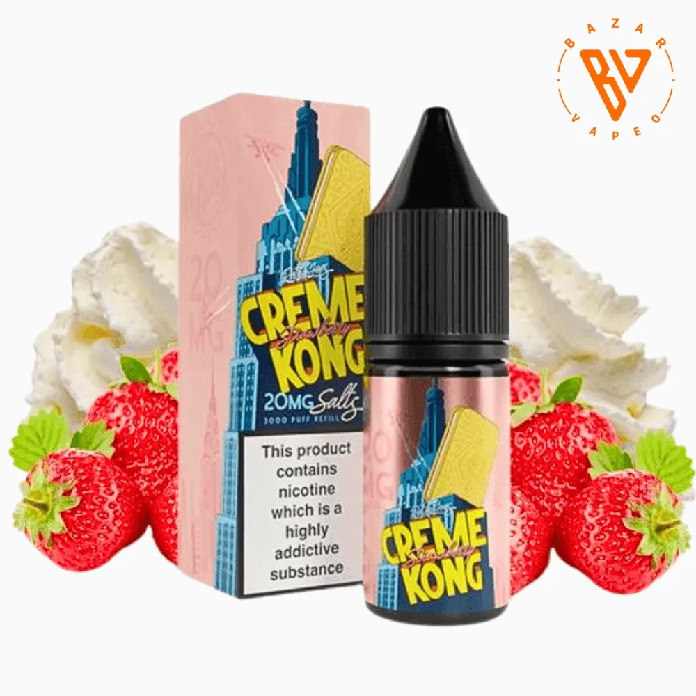 [SAL-322-9672-10MG] Retro Joes Salts Creme Kong Strawberry 10ml (10MG)