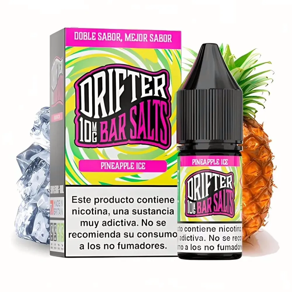 [SAL-462-9812-10MG] Drifter Bar Salts Pineapple Ice 10ml (10MG)